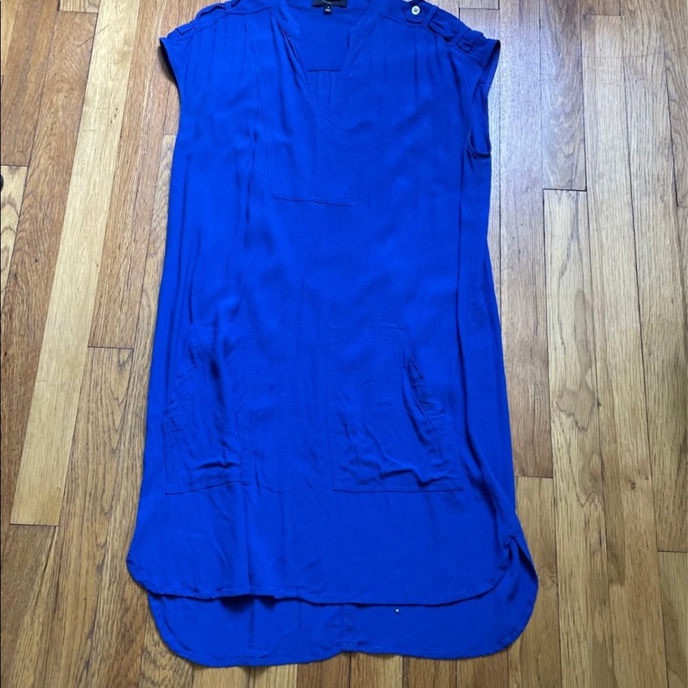 Madewell size small t- shirt cap sleeve dress with front pockets